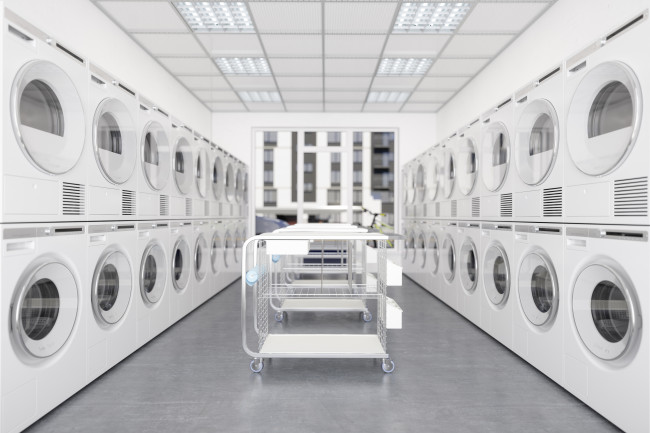 modern laundry room